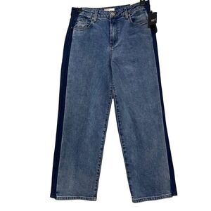 Kut From The Kloth Women's Jean Charlotte Rigid High Rise Wide Leg‎ Sz 6 Denim
